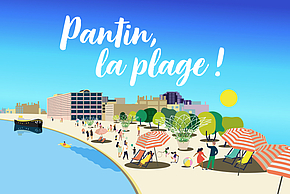 visuel représentant Pantin l'été en 2025