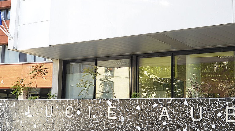 Façade du Lycée Lucie Aubrac de Pantin