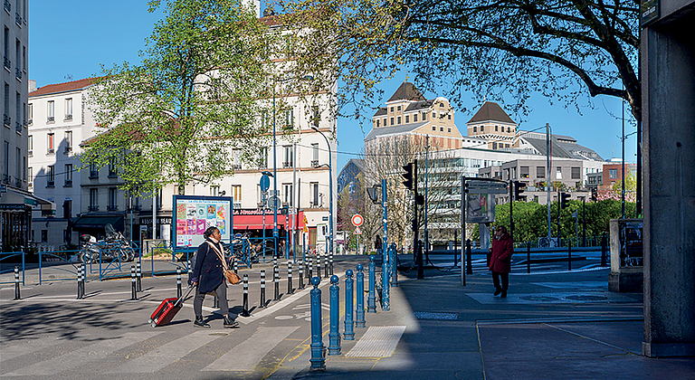 Photo du carrefour Hoche à Pantin