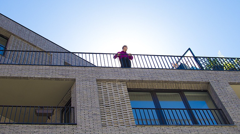Façade d'un immeuble locatif à Pantin